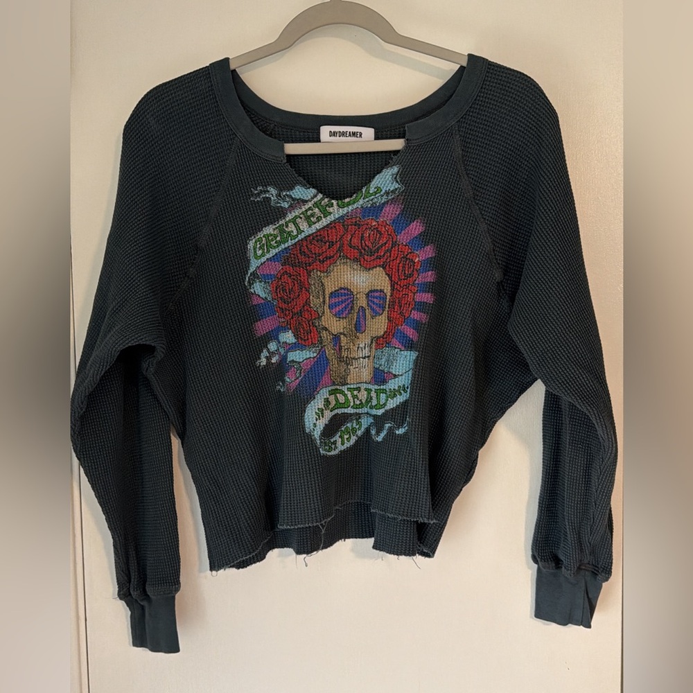 Daydreamer Black Graphic Women's Top